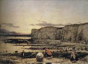 William Dyce Pegwell Bay oil painting